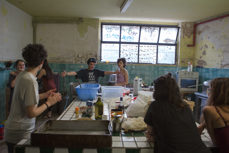 Csa Next Emerson, maggio 2015. Cucina durante l'evento "Il mosto di Firenze". © Federico Barattini